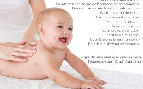 Massagem para bebés (Massagem Shantala)